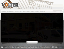 Tablet Screenshot of holzbau-voelter.de